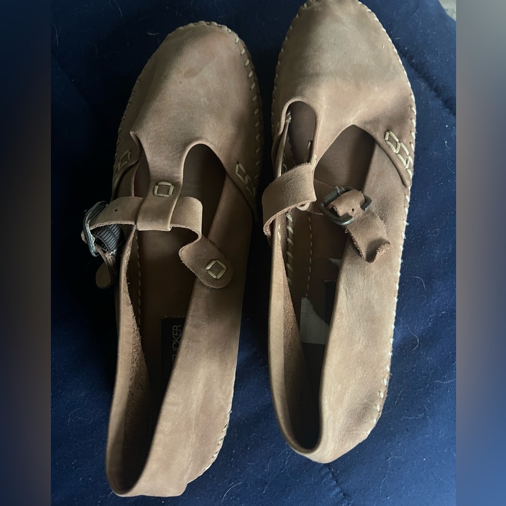 Adam Tucker Genuine Leather Mary Jane Shoes - Size 8 - EUC